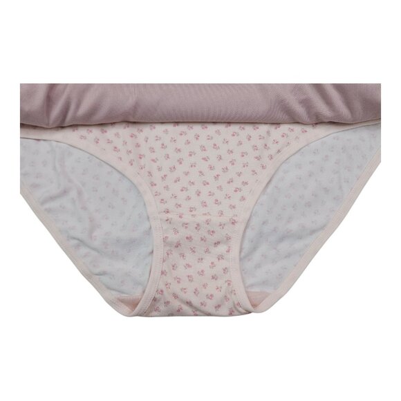 Laura Ashley Womens 6-Pack Super Soft Briefs Medium Floral Solid 1 Extra w/ Hole - Picture 13 of 16